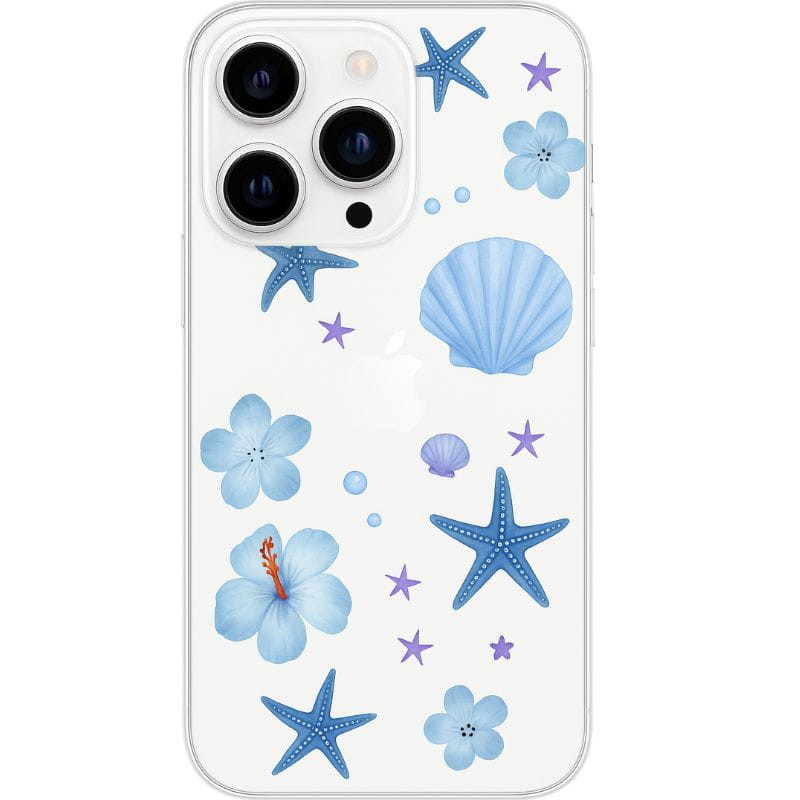 Funda Ocean Bloom Starfish Azul para iPhone 16 Pro - Ítem