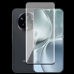 Protetor de vidro temperado Realme 14 Pro+ Full Screen 3D, cobertura total, bordas curvadas, alta transparência e recorte para câmera frontal