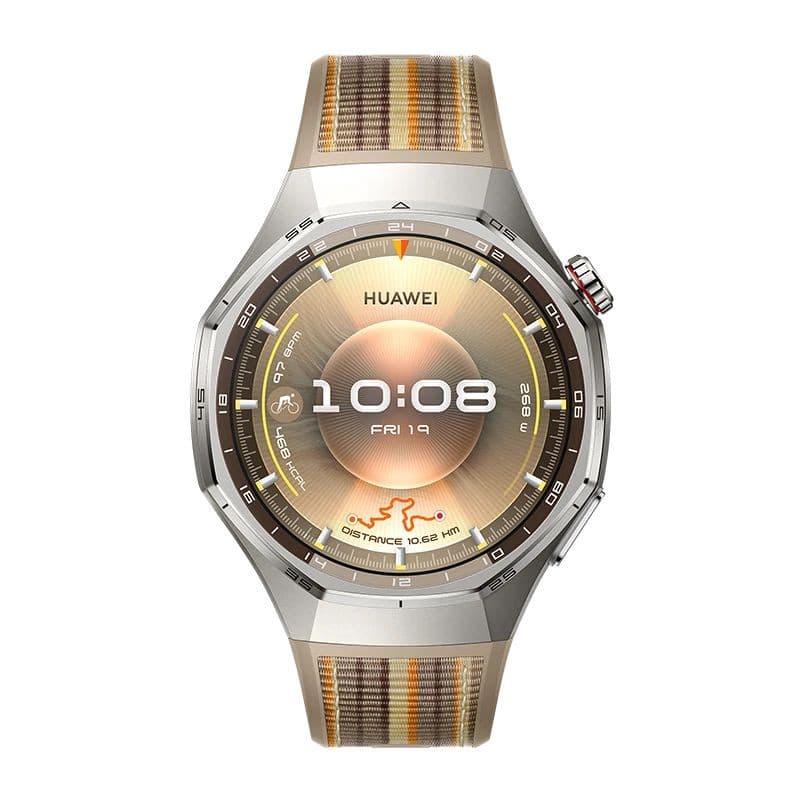 Frente de Huawei Watch GT6 Pro Castanho