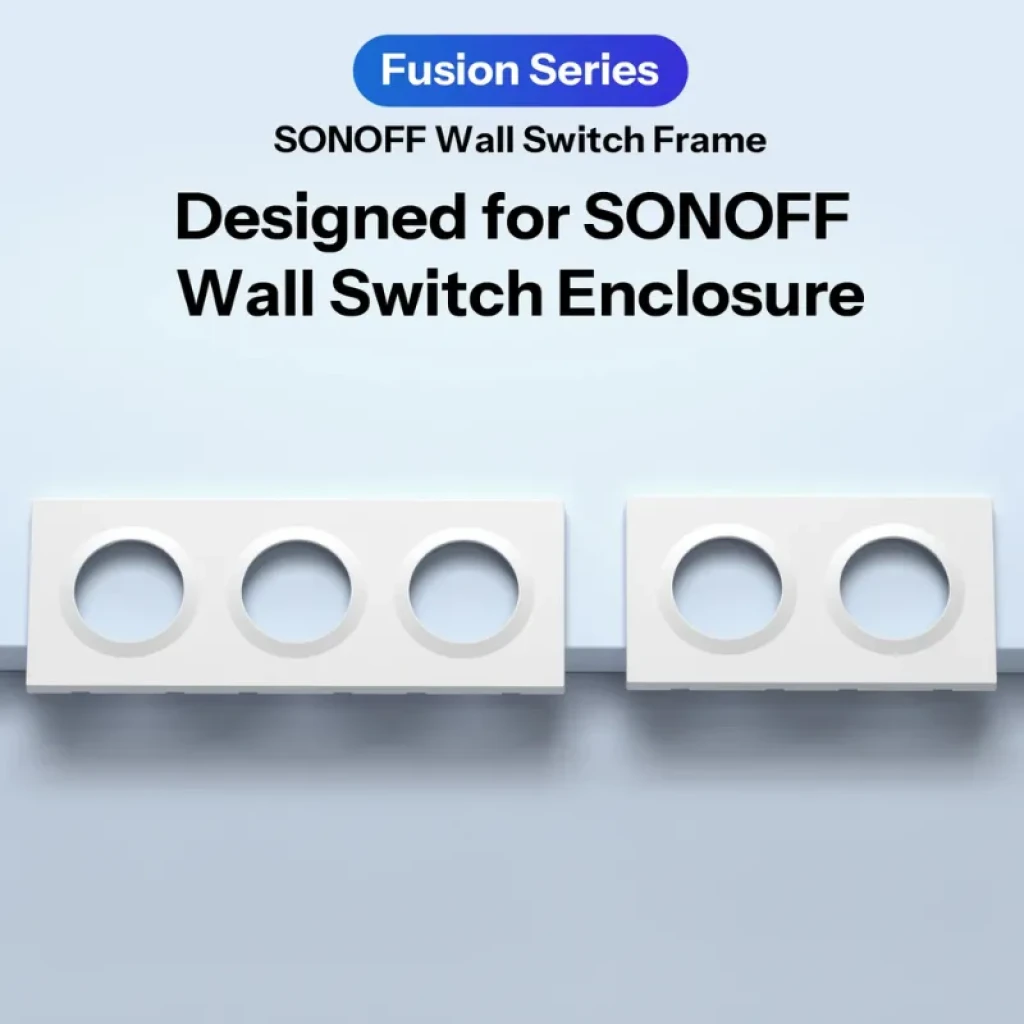SONOFF EF3G Branco - Moldura tripla para interruptores inteligentes de parede - Item1