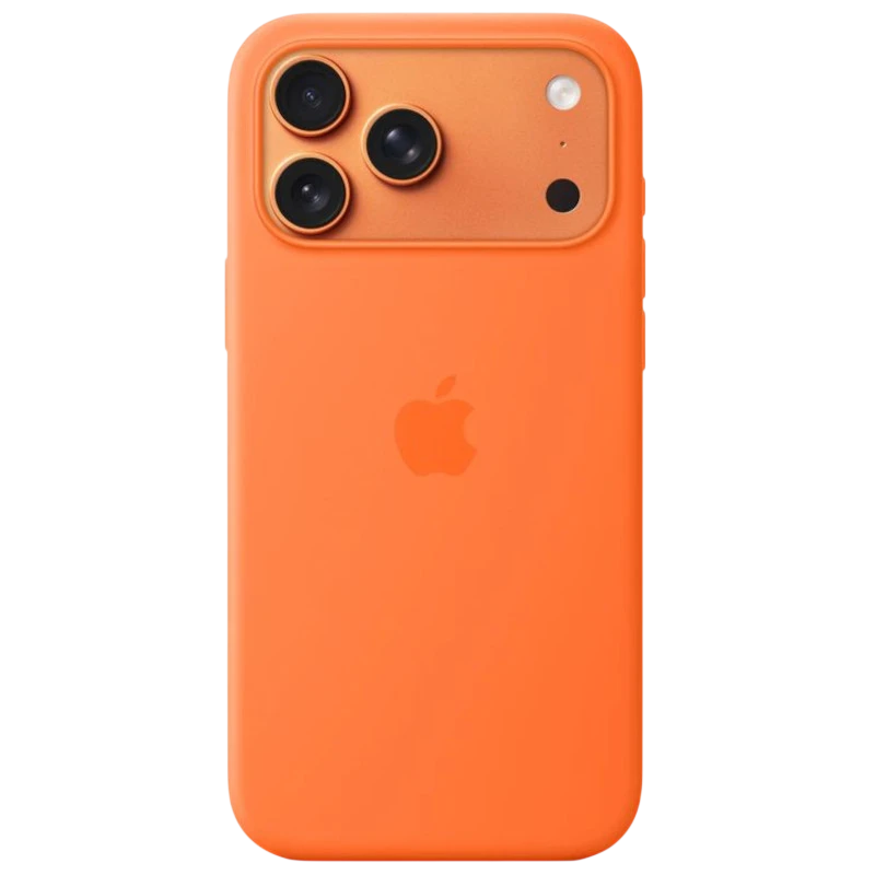 Capa de silicone com Magsafe iPhone 17 Pro Max - Laranja - Item