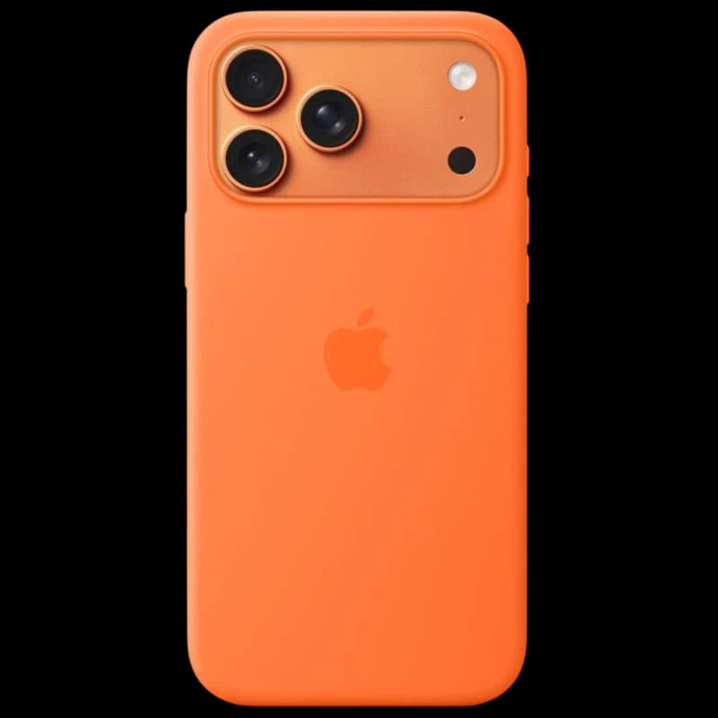 Funda de silicona con Magsafe iPhone 17 Pro Max - Naranja