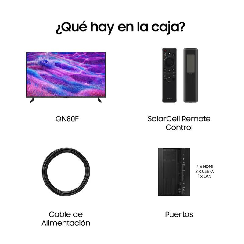 Samsung TQ50QN80FAU 50 4K Ultra HD Neo QLED Smart TV Carbono - Ítem8