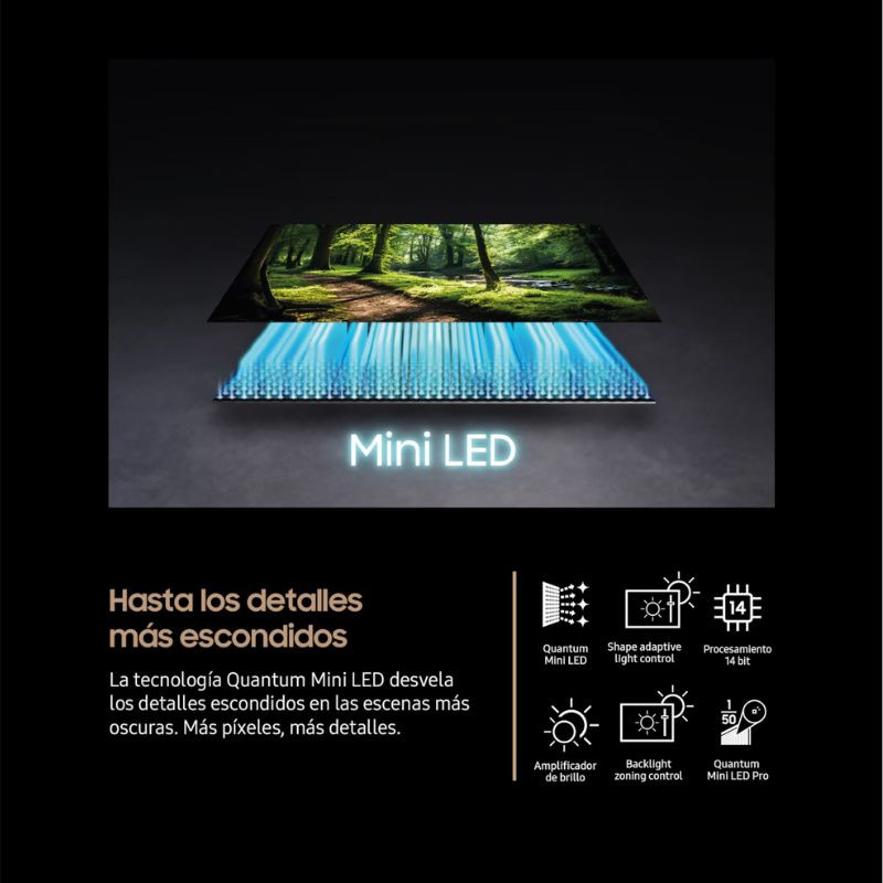 Samsung TQ50QN80FAU 50 4K Ultra HD Neo QLED Smart TV Carbono - Ítem6