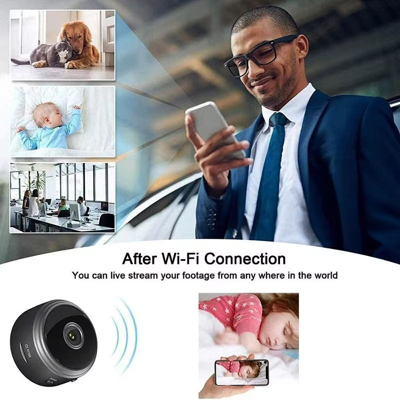 Mini câmara A9 HD 1080P WiFi - Item2