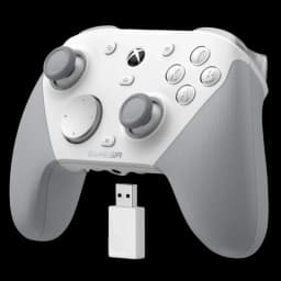 Mando GameSir G7 Pro Blanco con diseño ergonómico, joysticks y gatillos grises, botones ABXY, cruceta metálica y dongle USB incluido