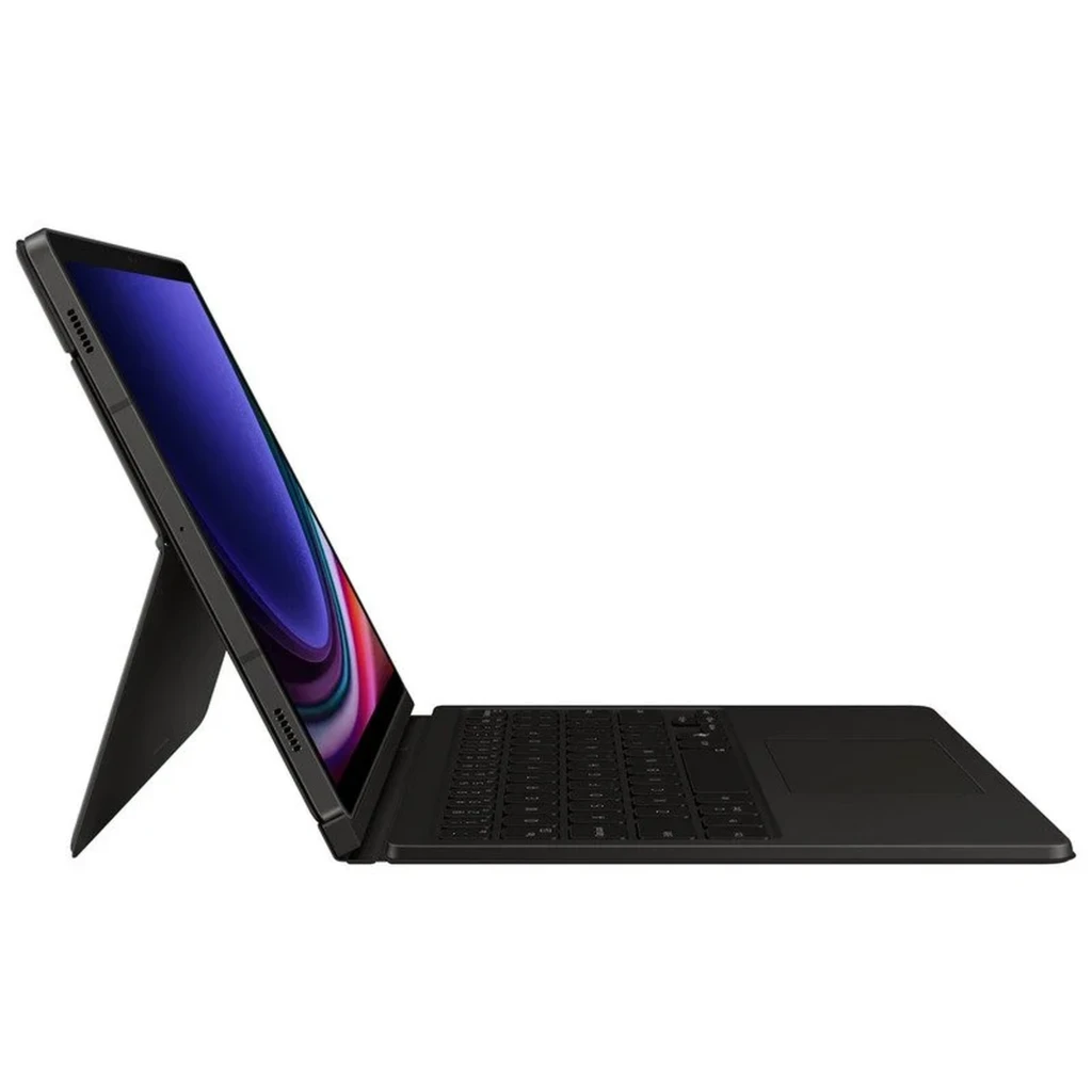 Étui avec Clavier et touchpad Samsung Galaxy Tab S11 Noir, coque folio élégante avec clavier AZERTY rétroéclairé, grand pavé tactile, support stable et - Ítem5