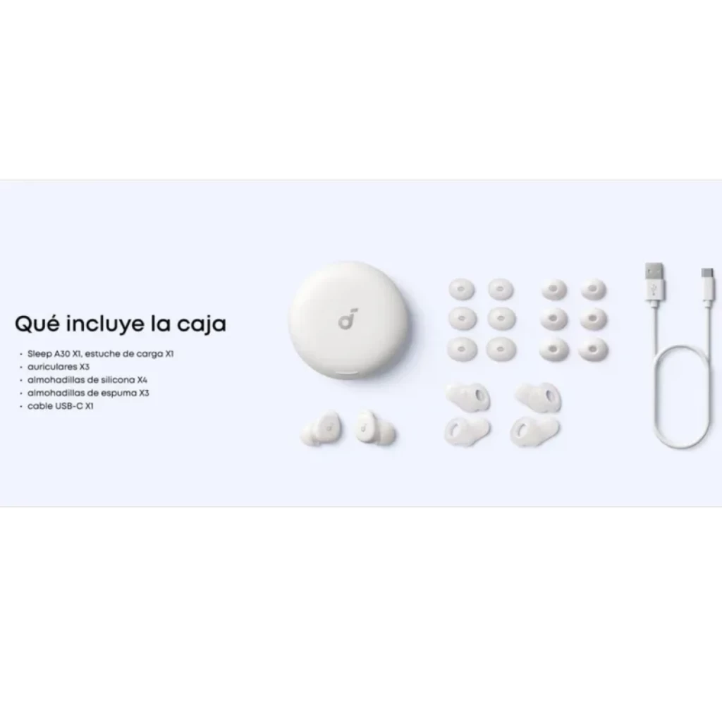 Soundcore Sleep A30 Auriculares para dormir Blanco - Ítem6