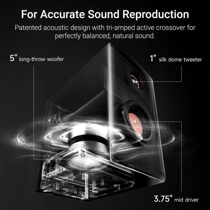 Edifier MR5 Haut-parleurs actifs 2.0 Noir - Ítem5