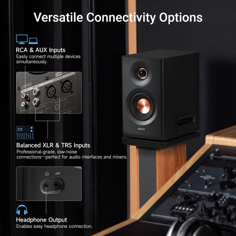 Edifier MR5 Haut-parleurs actifs 2.0 Noir - Ítem3