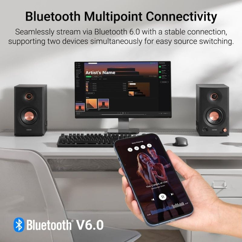 Edifier MR5 Haut-parleurs actifs 2.0 Noir - Ítem2