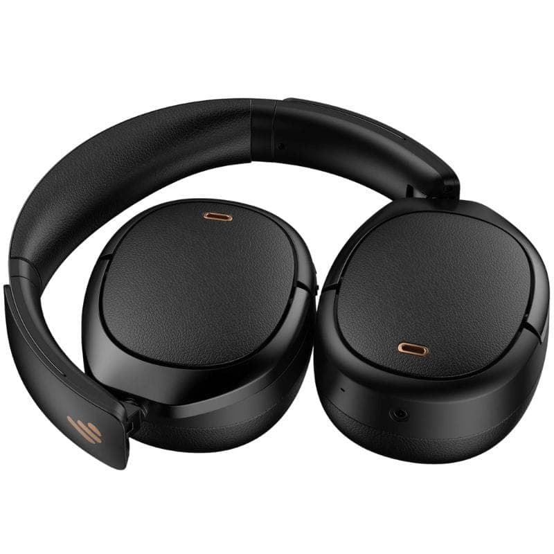 Edifier WH950NB 2025 Casque ANC Bluetooth Noir, arceau rembourré, oreillettes ovales pliables, design élégant pour appels mains libres et musique