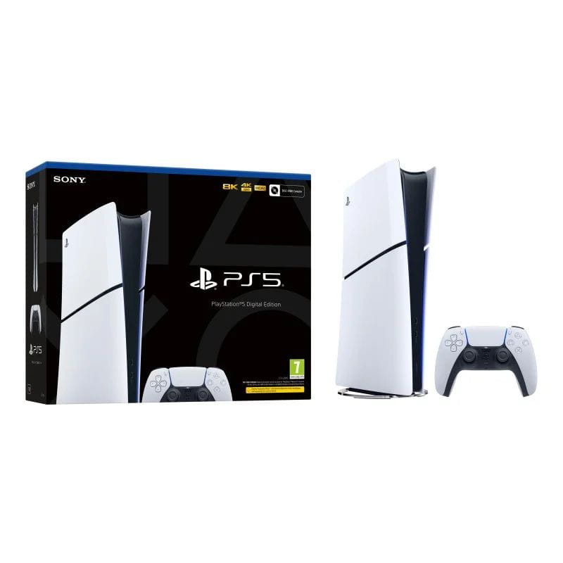 Sony PlayStation 5 Digital Edition 825 GB Wifi Preto, Chassis Branco E - Item1