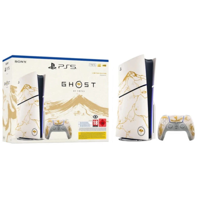 PlayStation 5 1 TB Lector - Edição Limitada Dourada Ghost of Yotei Gold - Item