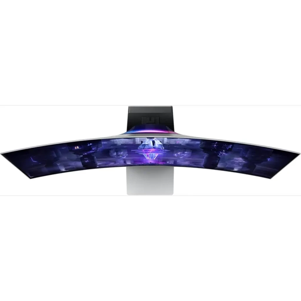 Écran PC incurvé argent 34 pouces OLED ultra large, dalle UWQHD 3440x1440, 175 Hz, 0,03 ms, bords fins et pied noir minimaliste - Ítem2