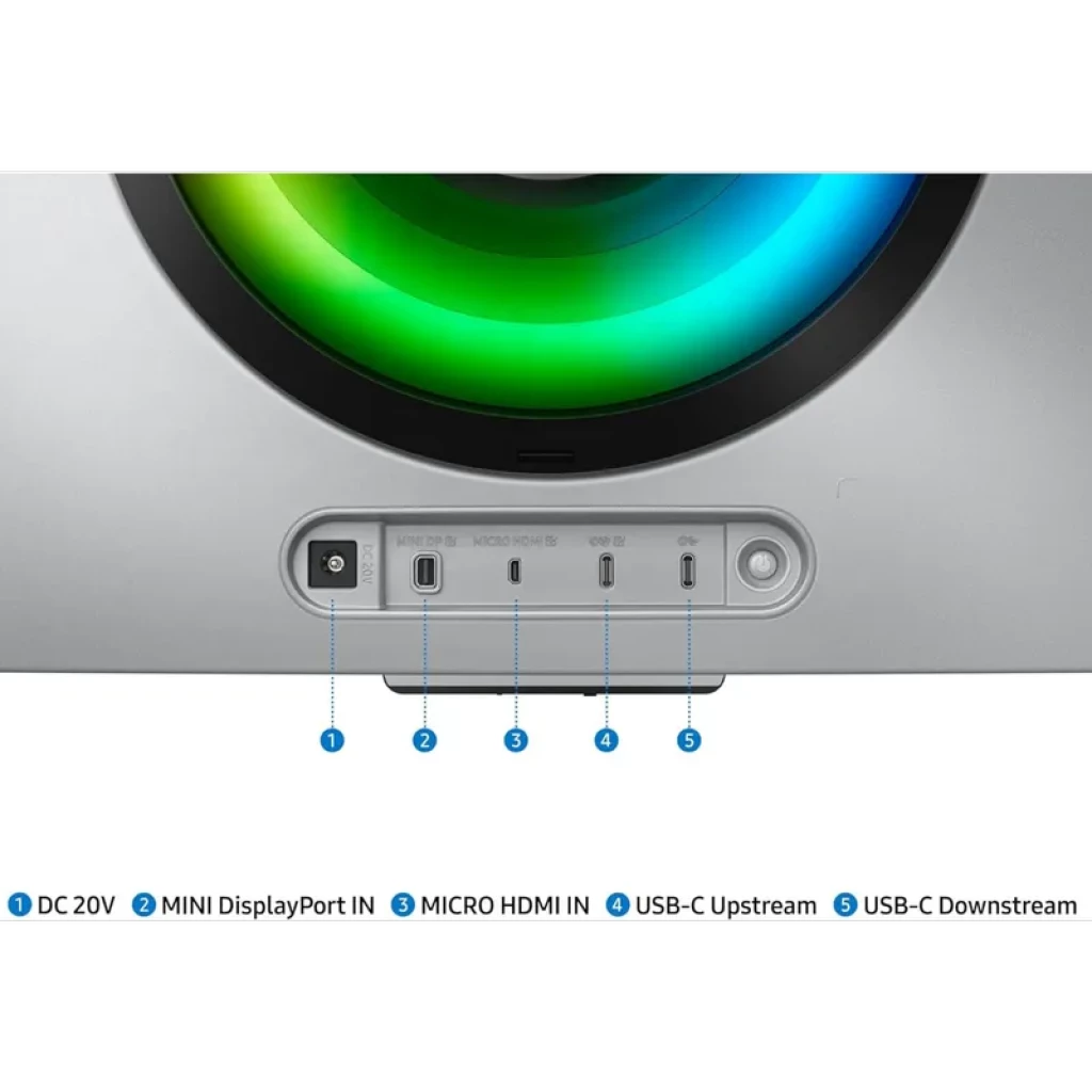 Écran PC incurvé argent 34 pouces OLED ultra large, dalle UWQHD 3440x1440, 175 Hz, 0,03 ms, bords fins et pied noir minimaliste - Ítem6