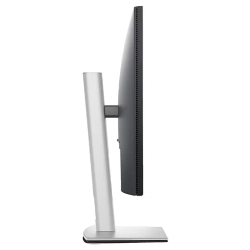 Monitor DELL Pro Plus P2725DE 27 pulgadas QHD, panel delgado visto de perfil, bisel negro, soporte plateado ajustable, frecuencia de 120 Hz