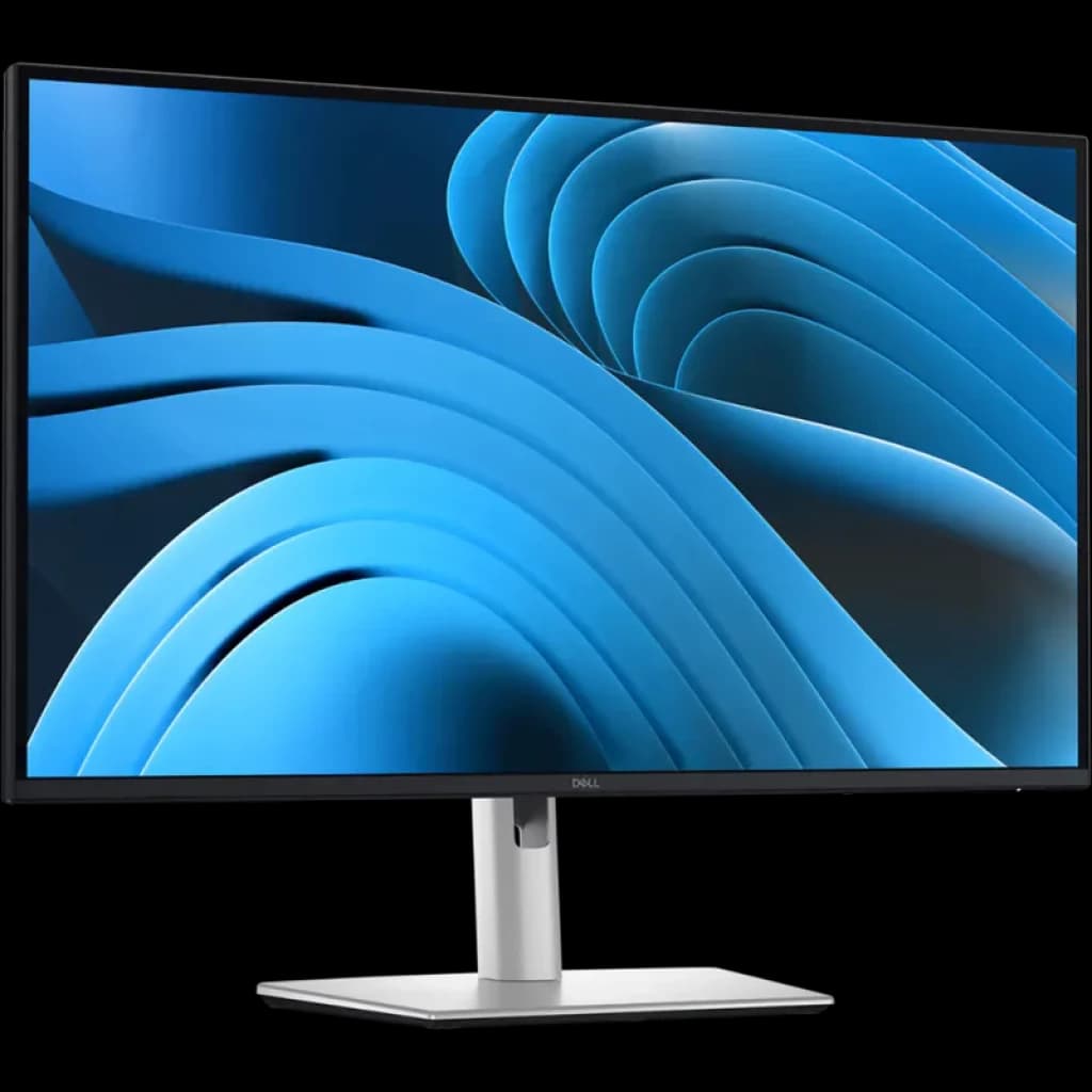 Monitor DELL Pro 27 Plus P2725D 27 QHD, moldura fina, base ajustável prateada, tela LCD com cores vivas e design moderno preto e prateado