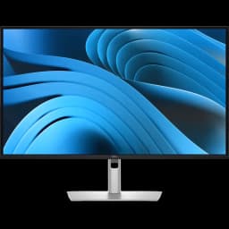 Monitor DELL Pro 27 Plus P2725D 27 QHD, moldura fina preta e base prateada ajustável, tela plana com cores vibrantes e design elegante profissional