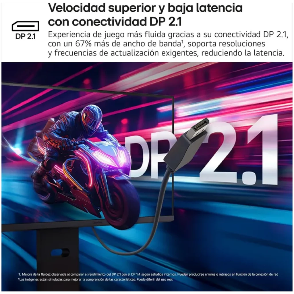 Monitor LG UltraGear 27G850A-B 27 pulgadas, panel Nano IPS Black, 4K UHD 3840x2160, 240 Hz a 480 Hz en Dual-Mode, 1 ms GtG, diseño gaming con logo VG - Ítem9