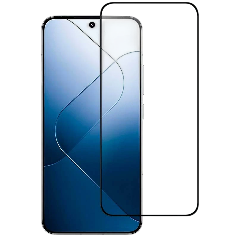 Protector de cristal templado Xiaomi 15T Full Screen 3D con borde negro, cobertura total, curvatura 3D, alta transparencia y ajuste preciso para la pantalla - Ítem