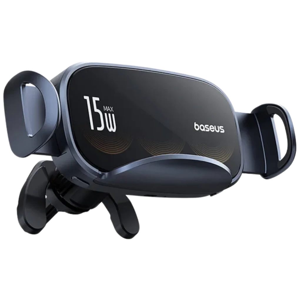  Baseus LightChaser - Suporte para automóvel com carregador sem fios de bobina tripla - Item5