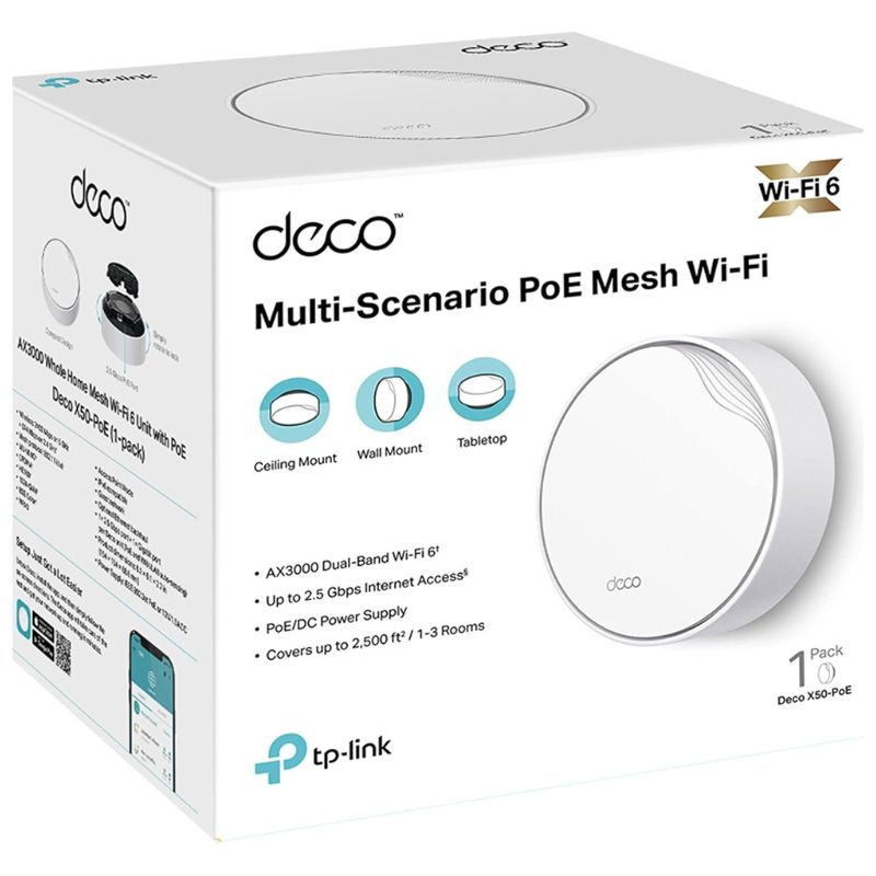 TP-Link DECO X50-POE Blanco - Router Wifi - Ítem3