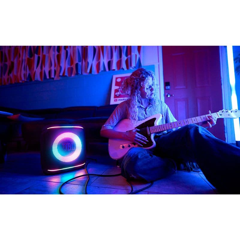 JBL Encore 2 Noir - Haut-parleur Bluetooth, image réelle utilisée comme amplificateur de guitare