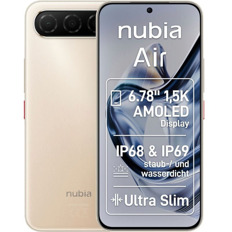 ZTE Nubia Air 5G 8GB/256GB Dorado - Ítem