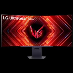 Monitor gaming curvo OLED 45 pulgadas Wide Quad HD, 240Hz, diseño negro UltraGear con peana robusta y biseles delgados, ideal para inmersión y fluidez