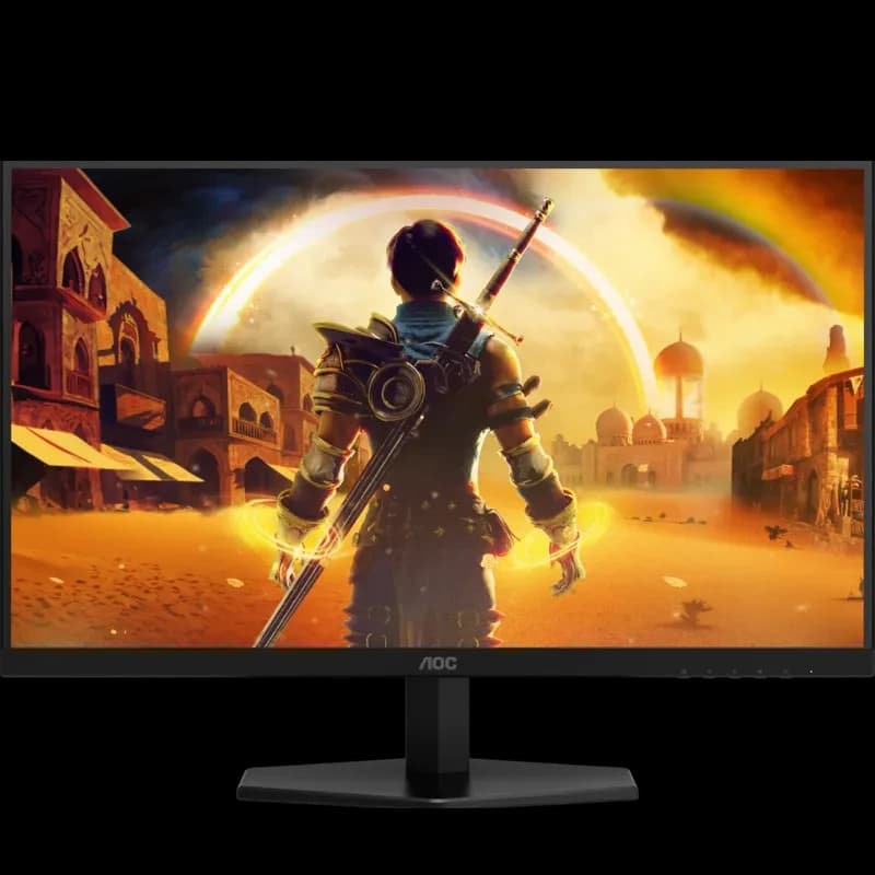 Monitor gaming AOC G4 Q27G42XNE 27 pulgadas con biseles finos, panel LED Fast VA, peana en V, pantalla Quad HD y imagen vibrante con HDR10