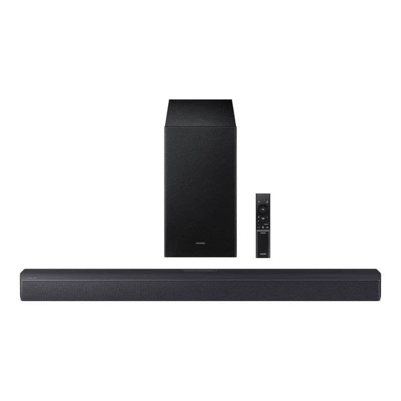 Samsung Hw-B450F 2.1 avec caisson de basses et Dolby 2.0 - Barre de son, vue de face