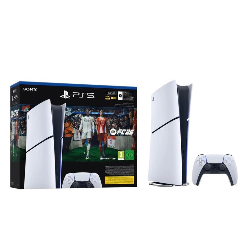 PlayStation 5 825GB Digital Edition Blanco + EA FC 26 - Ítem1