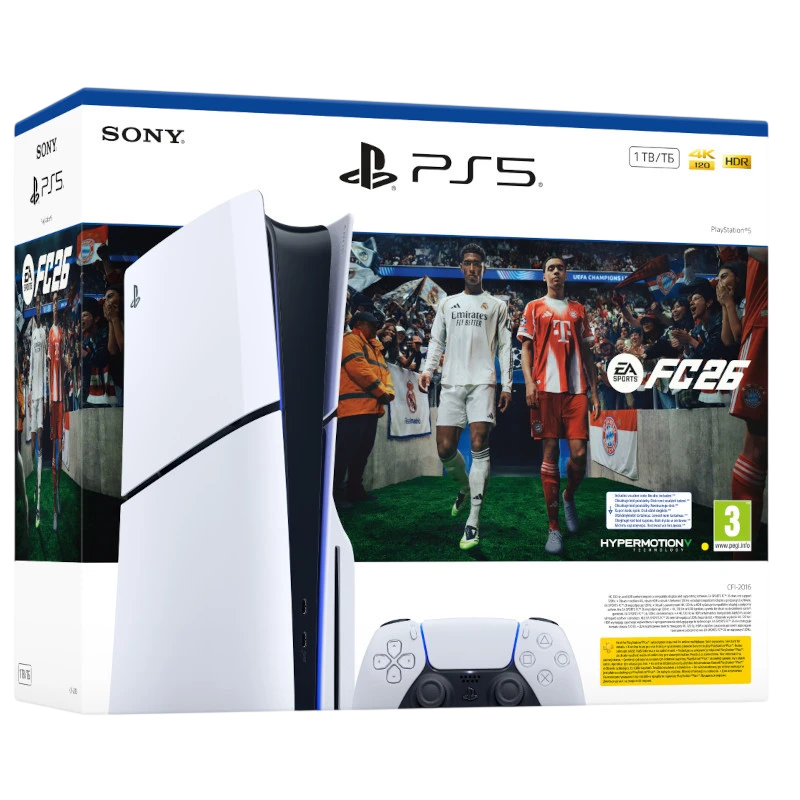 PlayStation 5 1TB Lector Blanco + EA FC 26 - Ítem