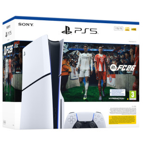 PlayStation 5 1TB Lector Blanco + EA FC 26