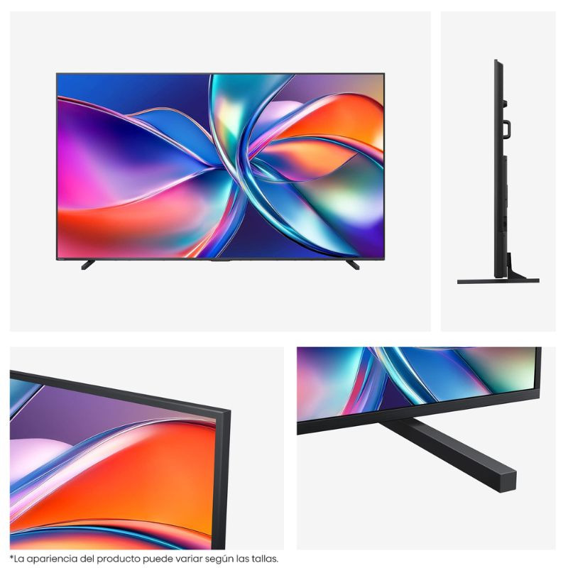 Hisense 98E7Q 98 polegadas QLED 4K com tela ampla sem bordas, cores vibrantes, Game Mode PRO 144 Hz e subwoofer integrado na cor preta - Item3
