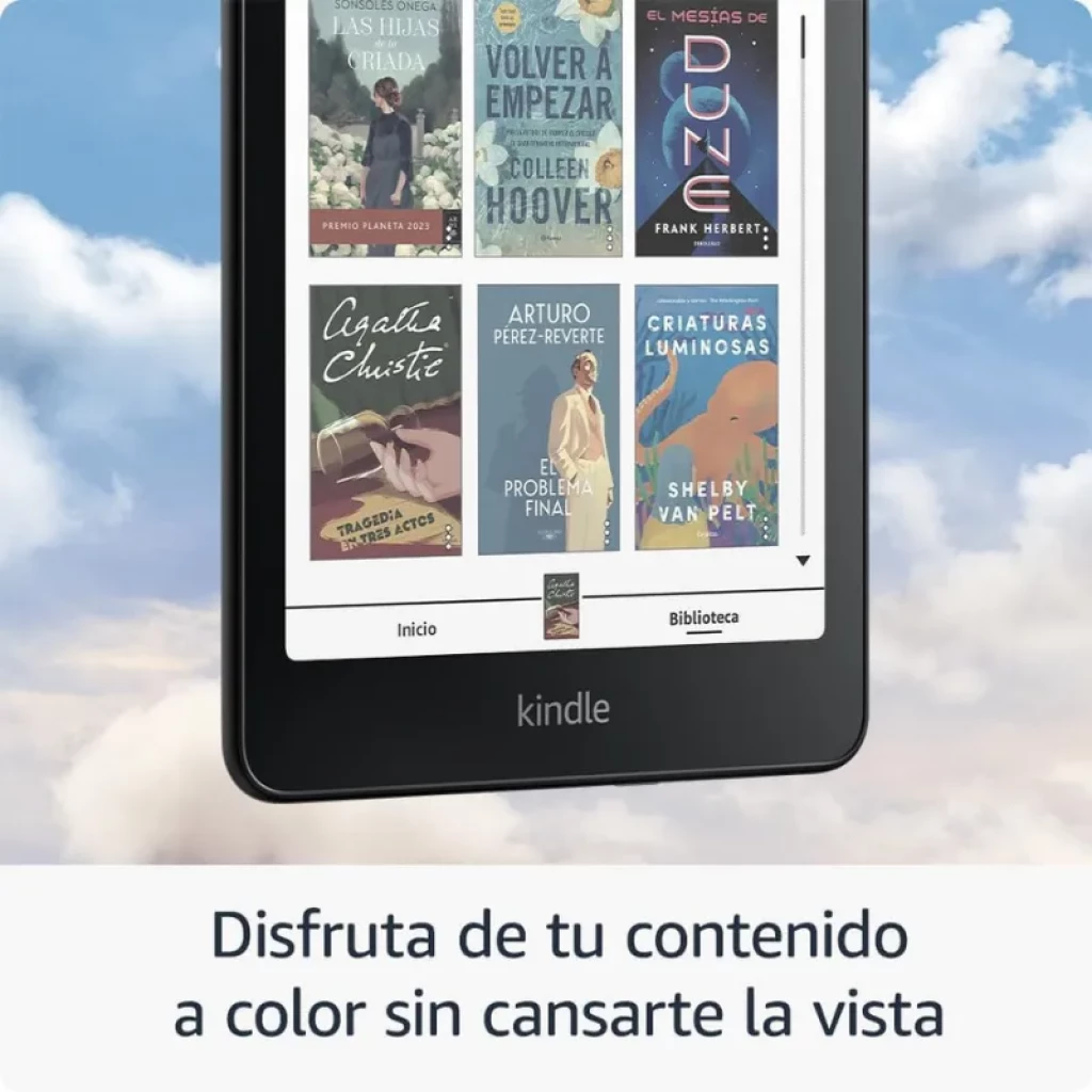 Amazon Kindle Colorsoft Signature Edition 7 pouces couleur, 32 Go, écran tactile avec couvertures de livres, boîtier gris foncé, recharge sans fil - Ítem2