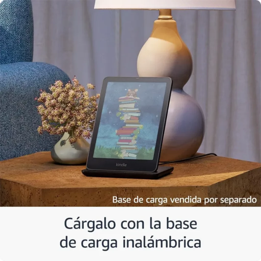 Amazon Kindle Colorsoft Signature Edition 7 pouces couleur, 32 Go, écran tactile avec couvertures de livres, boîtier gris foncé, recharge sans fil - Ítem5