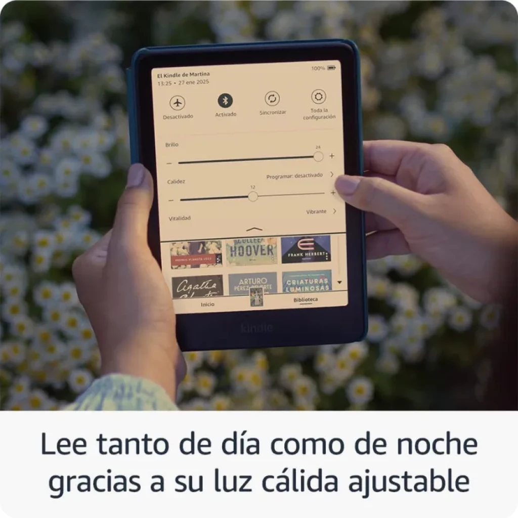 Amazon Kindle Colorsoft 7 pouces couleur, 16 Go ; écran couleur sans reflets, boîtier noir, bords fins et texte net avec des images vives - Ítem4