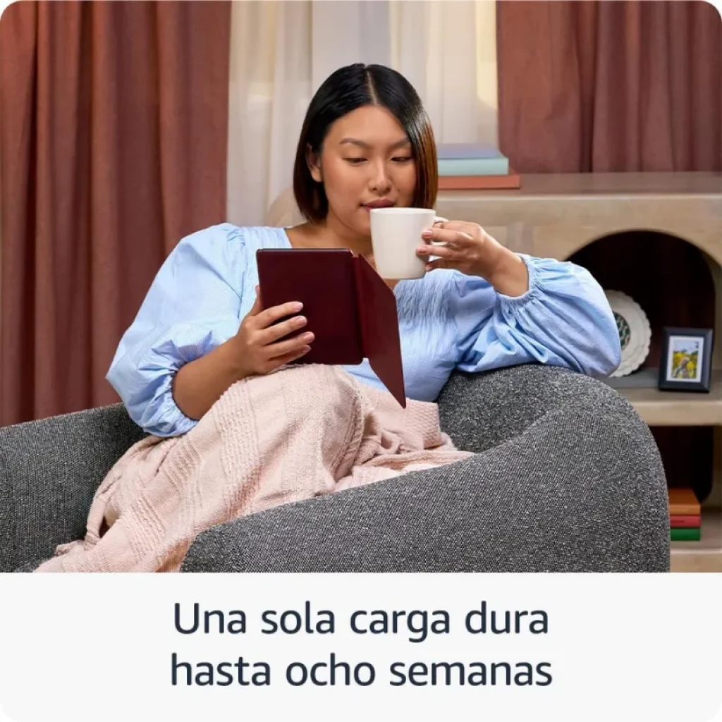 Amazon Kindle Colorsoft 7 pouces couleur, 16 Go ; écran couleur sans reflets, boîtier noir, bords fins et texte net avec des images vives - Ítem5