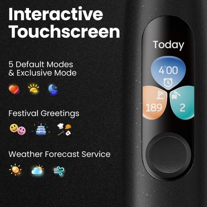 Oclean X Ultra S Noir - Brosse à dents électrique - Ítem1