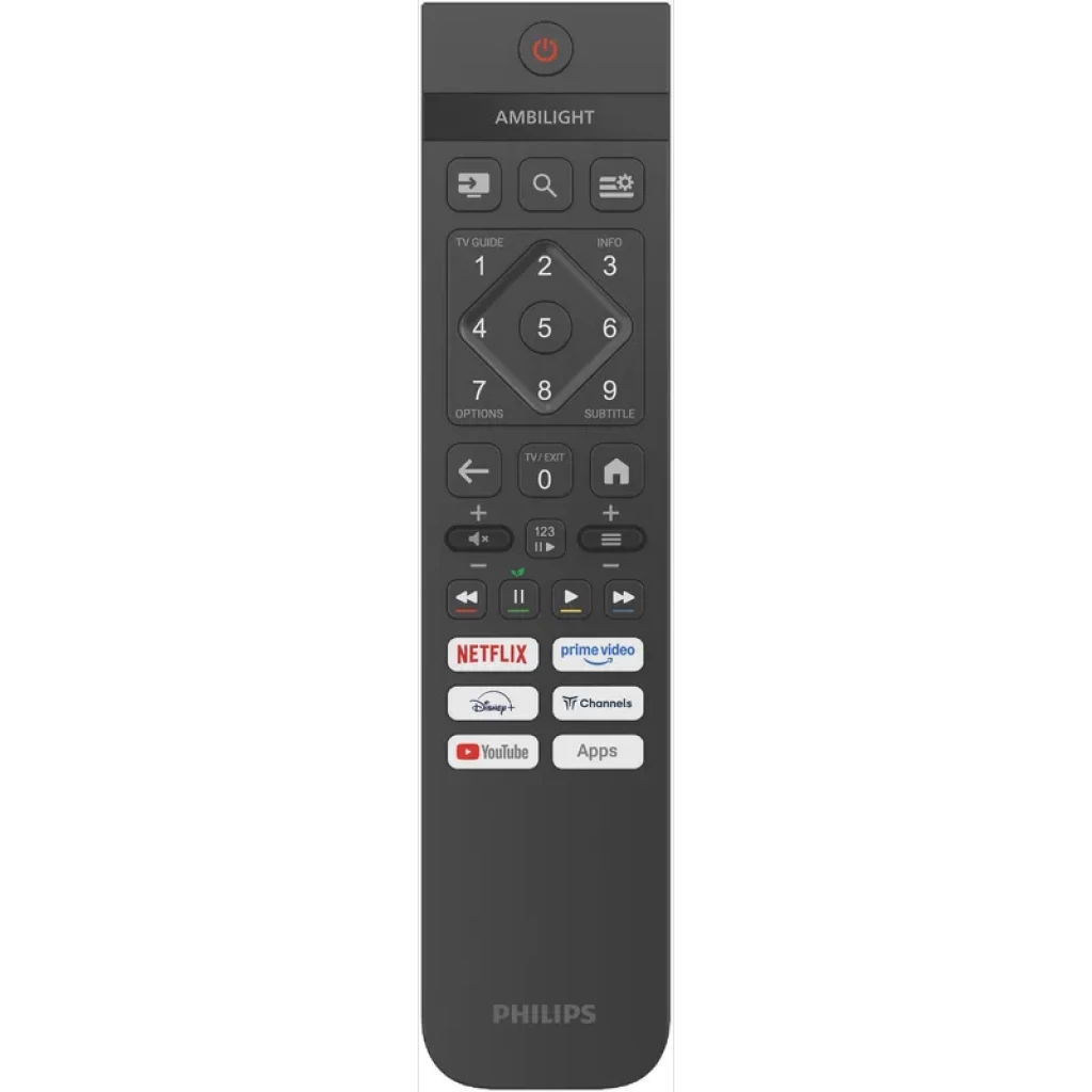 Televisão Philips 32PFS6000/12 32 pol Full HD com tela fina preta, bordas estreitas e imagem vibrante HDR10; logotipo Philips central na tela - Item3