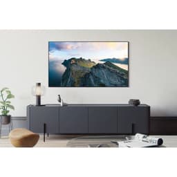 Samsung TQ55QN80FAU 55" 4K Ultra HD Neo QLED Smart TV Negro, imagen real colgada en la pared
