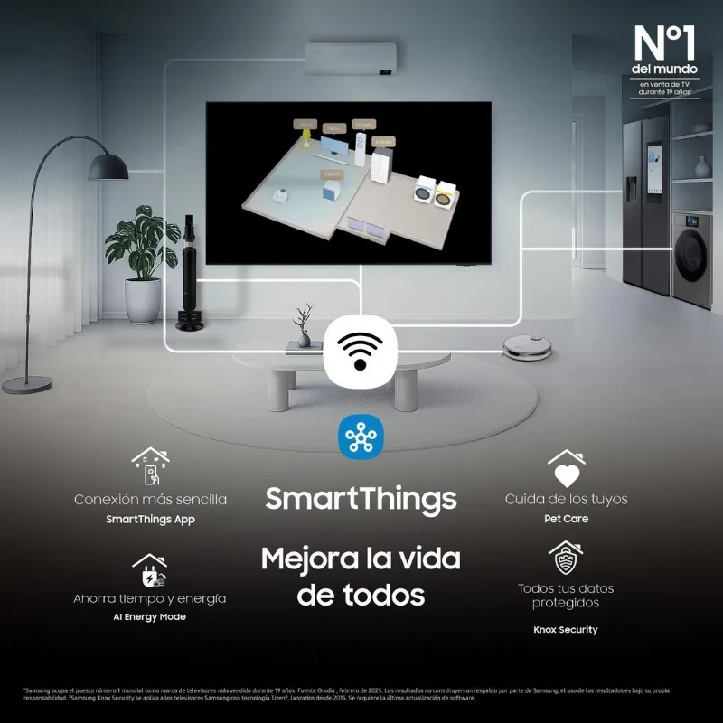 Samsung TQ65QN80FAU 65 polegadas 4K Ultra HD Neo QLED com Mini LED, painel sem moldura visível, cores vibrantes e contraste preciso para imagens nítidas - Item5