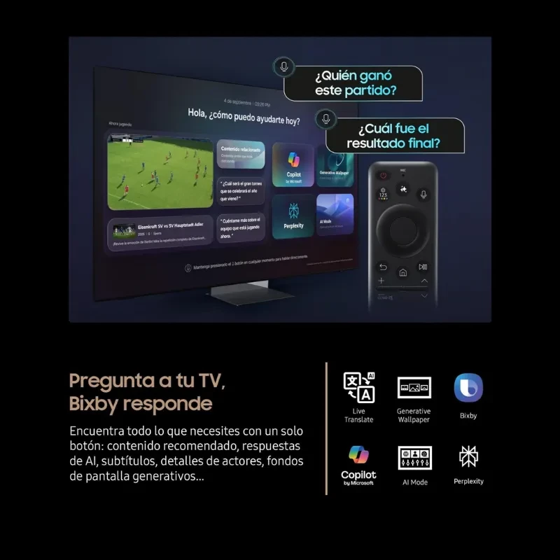 Samsung TQ65QN80FAU 65 polegadas 4K Ultra HD Neo QLED com Mini LED, painel sem moldura visível, cores vibrantes e contraste preciso para imagens nítidas - Item1