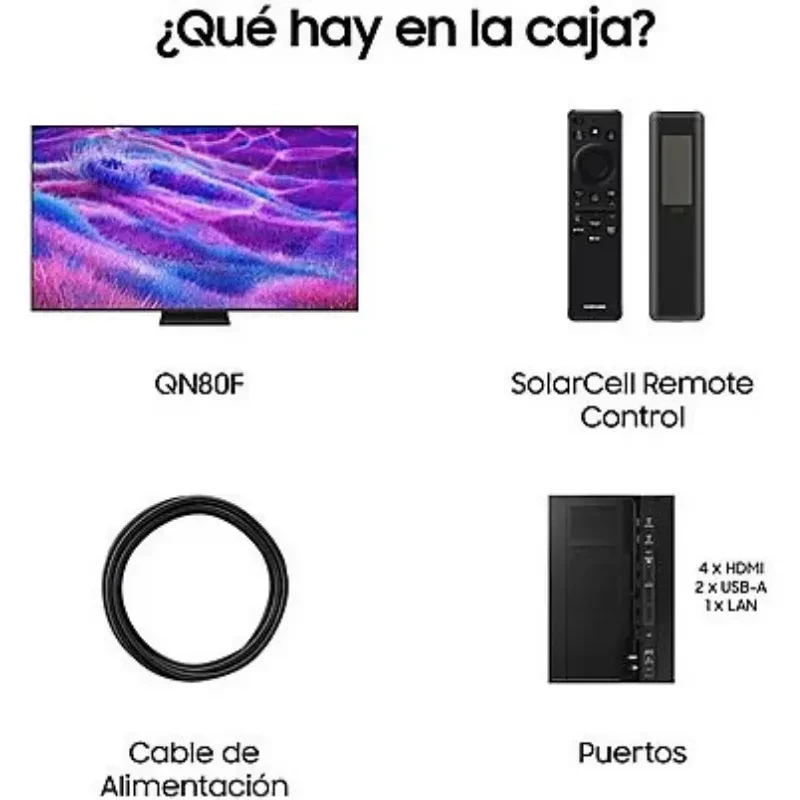 Samsung TQ65QN80FAU 65 polegadas 4K Ultra HD Neo QLED com Mini LED, painel sem moldura visível, cores vibrantes e contraste preciso para imagens nítidas - Item7