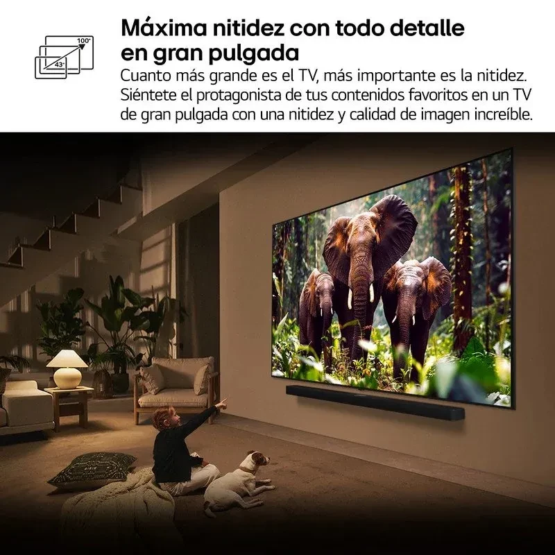 LG 65QNED80A6A 65 pouces 4K Ultra HD QNED IA avec écran fin, bords minces, couleurs vives et contrastes précis, pieds discrets et design moderne - Ítem6
