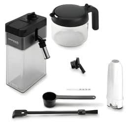 Tela touch colorida da DeLonghi PrimaDonna Soul ECAM 610.55.SB mostrando ajustes de moagem e temperatura, com interface clara e controle por toque
