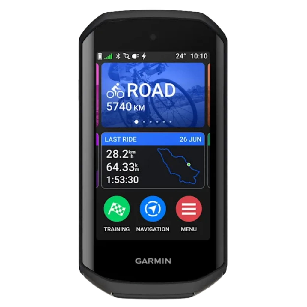Garmin Edge 1050 Bundle ciclocomputador con pantalla a color y soporte; incluye correa cardiaca, sensor de cadencia, sensor de velocidad y adaptadores - Ítem1
