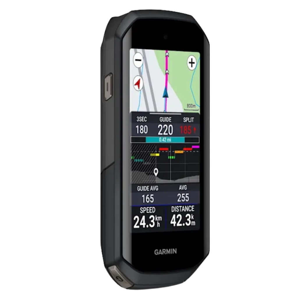 Garmin Edge 1050 Bundle ciclocomputador con pantalla a color y soporte; incluye correa cardiaca, sensor de cadencia, sensor de velocidad y adaptadores - Ítem2